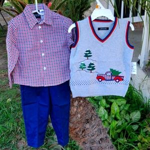 TFW baby boy set 3 Pc set size 24M NWT